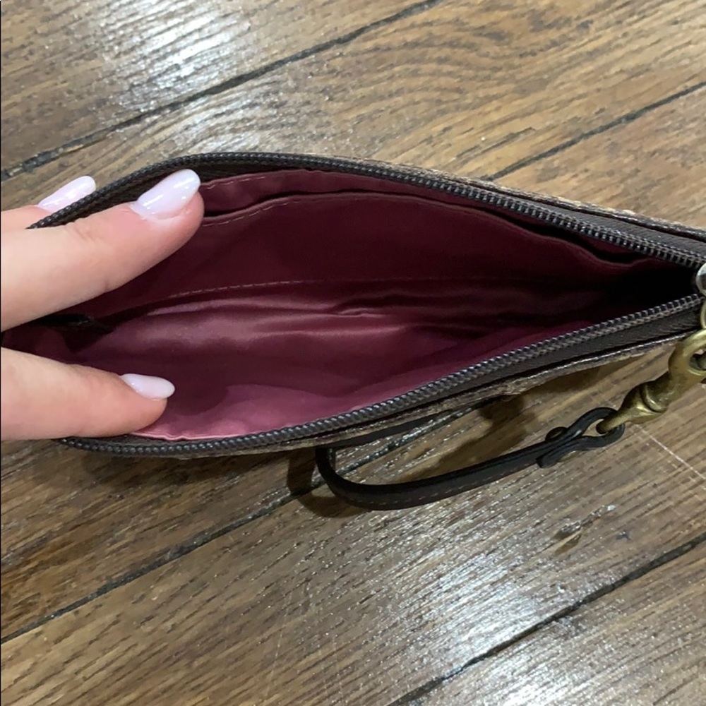 Matching Coach purse and Wristlet - Picture 4 of 4